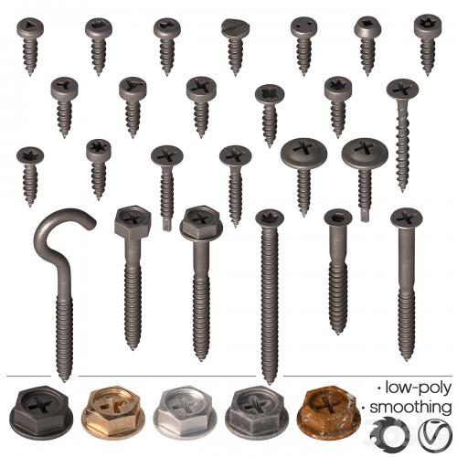 Screws, self-tapping screws - Set-3