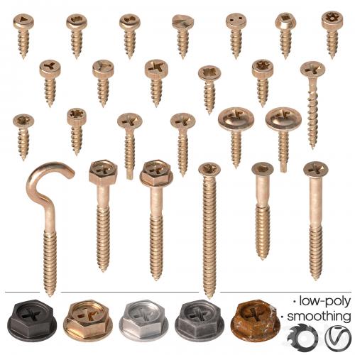 Screws, self-tapping screws - Set-3