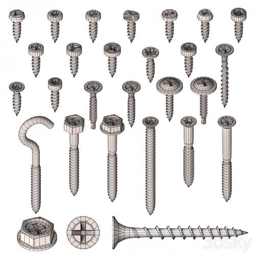 Screws, self-tapping screws - Set-3