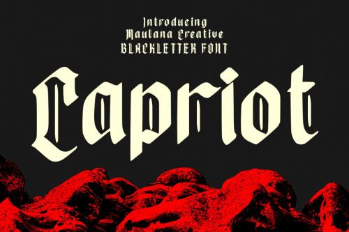 Deeezy - Capriot Blackletter Font