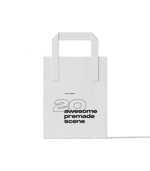 Creatoom -  Paper Bag Mockup V4 Front View