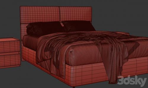 Queen bed Askona orlando