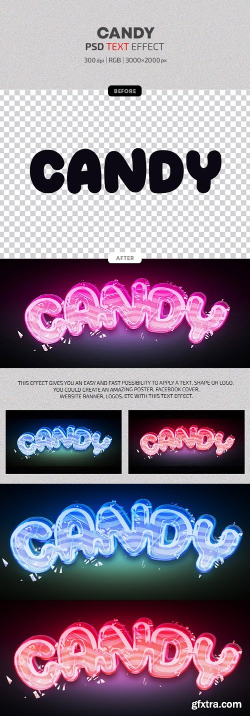 Candy - Photoshop Text Effects