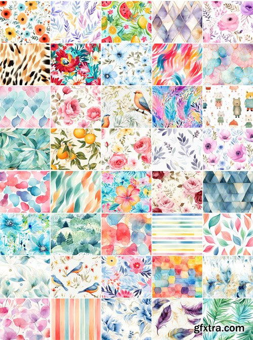 Watercolor Patterns - 1000+ Textures