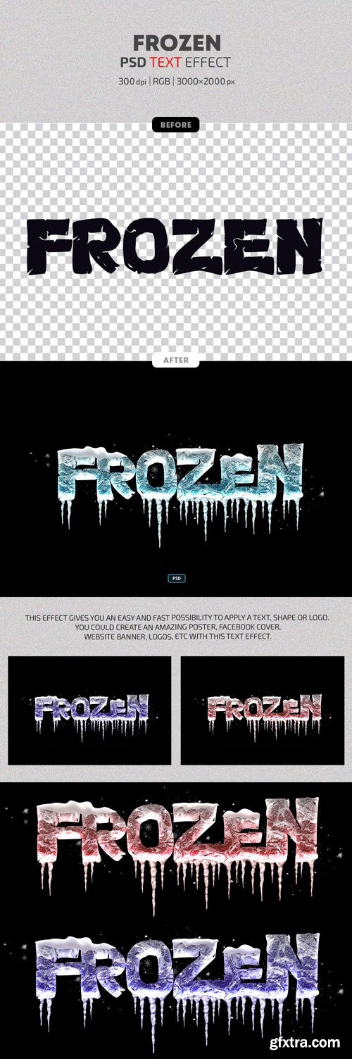 Frozen - Photoshop Text Effects
