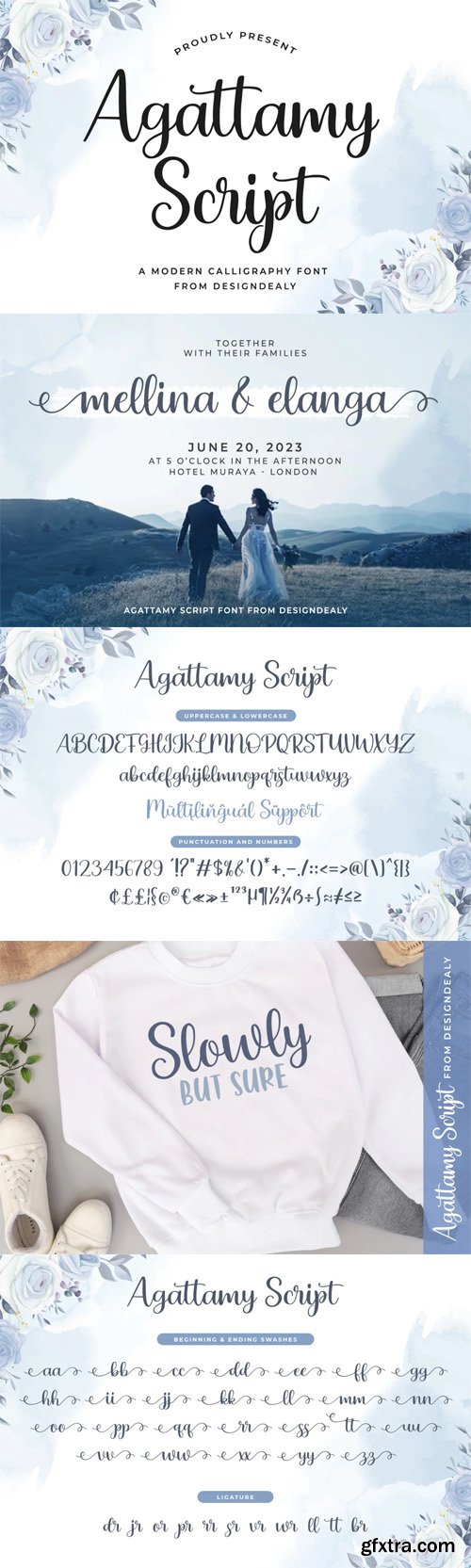 Agattamy Script - Modern Calligraphy Font