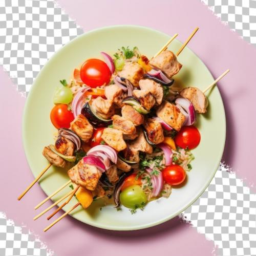 Chicken Kebab Transparent Background Dish