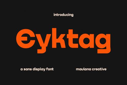 Deeezy - Eyktag Sans Serif Display Font