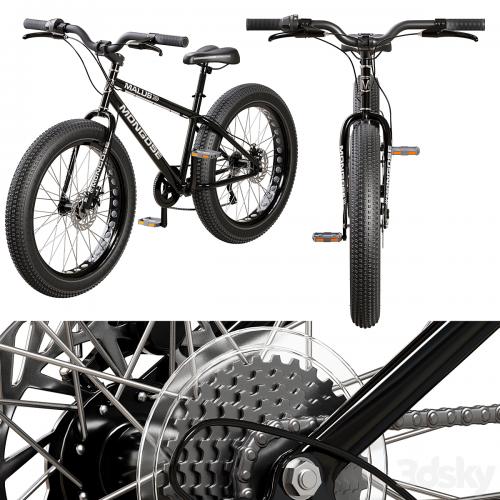 Mongoose Malus Mens and Women Fat Tire Mountain Bike