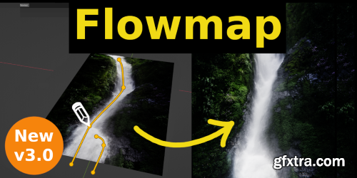 Blender - Procedural Flowmap v2.0