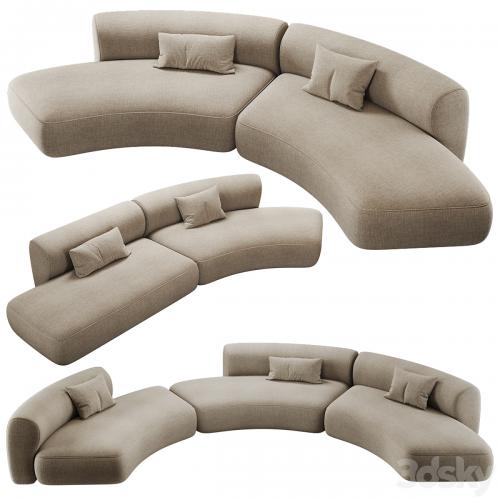 MDF ITALIA Cozy Curve Sofa