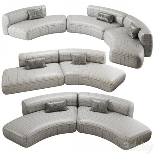 MDF ITALIA Cozy Curve Sofa