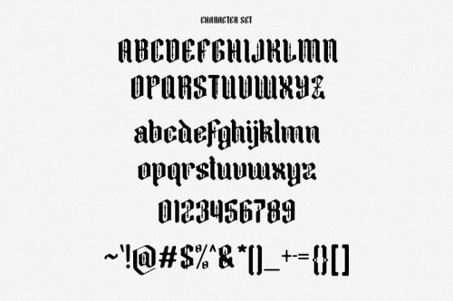 Deeezy - Kharmond Blackletter Font