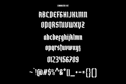 Deeezy - High Nobiety Modern Blackletter Font