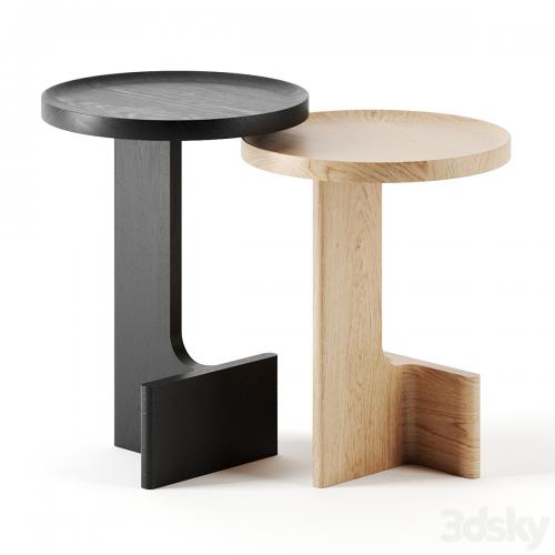 beam side table by Ariake