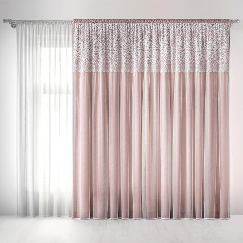 Curtains with lace