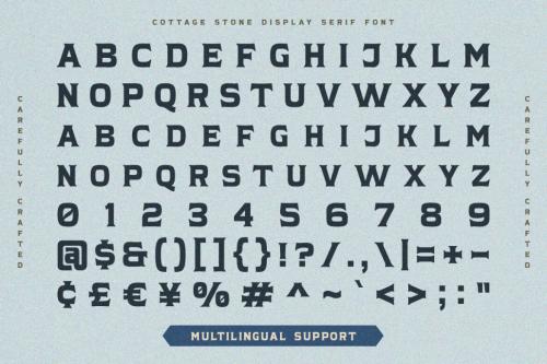 Deeezy - Cottage Stone - Display Serif Font