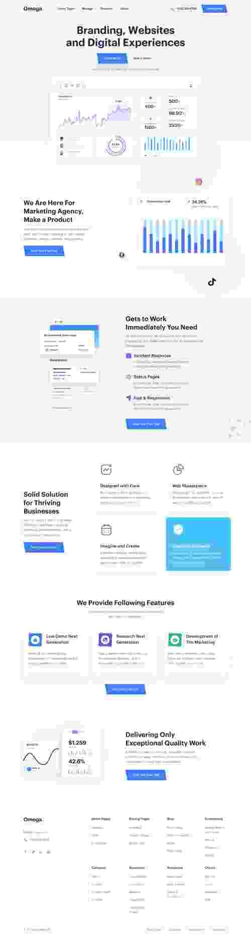 UIHut - Omega Digital Agency Web Template - 18202