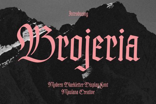 Deeezy - Brojeria Blackletter Font