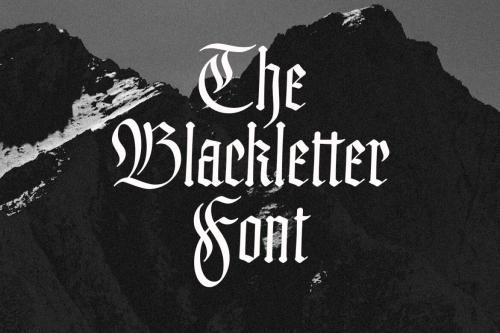 Deeezy - Brojeria Blackletter Font