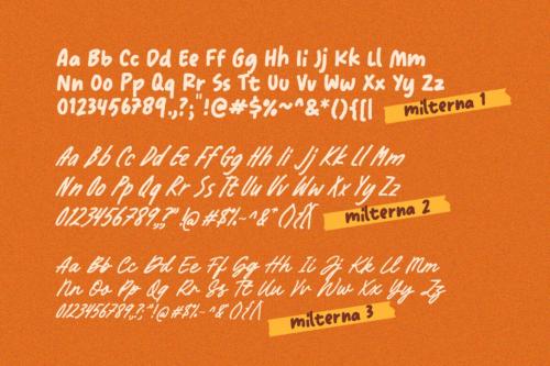 Deeezy - Milterna - Display Font Trio