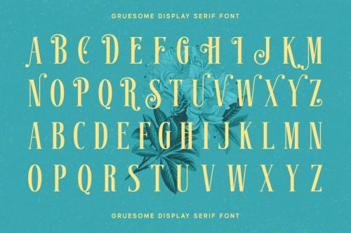 Deeezy - Gruesome - Display Serif Font