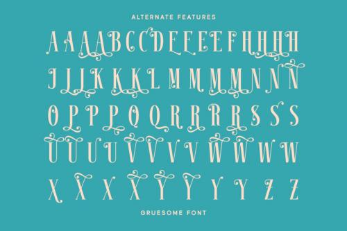 Deeezy - Gruesome - Display Serif Font