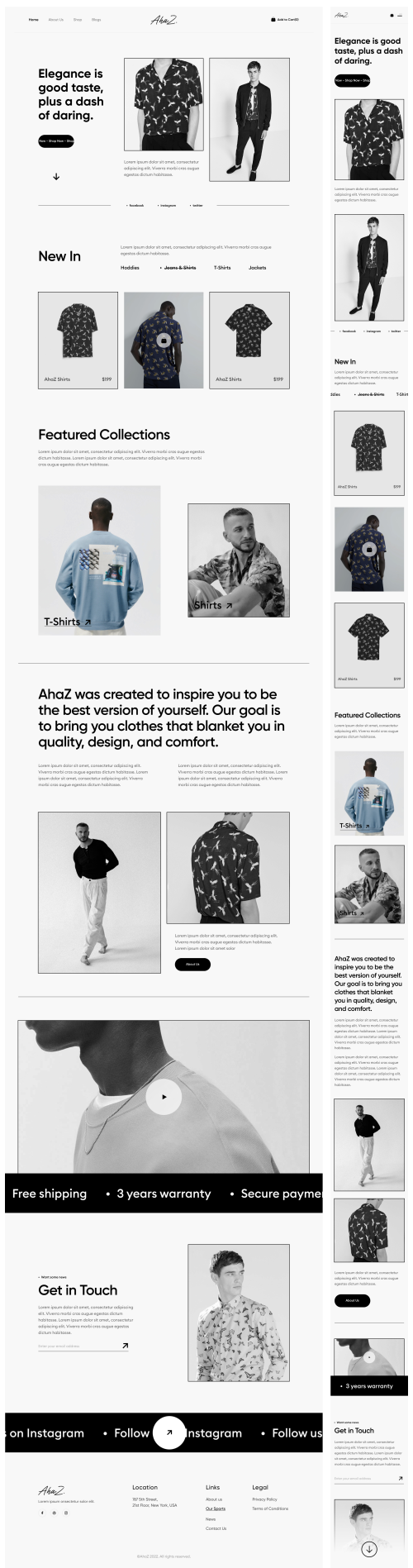 UIHut - Ahaz ~ Fashion Website Design - 18908