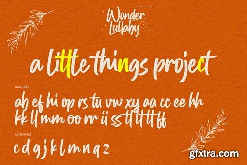 Wonder Lullaby - Playfull Font 8U5ZNS2