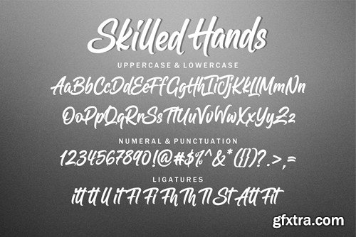 Skilled Hands - Script Font 2CFD844