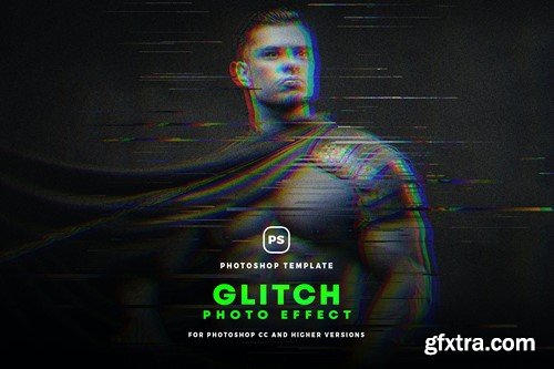 Glitch Photo Effect XUNKNSG