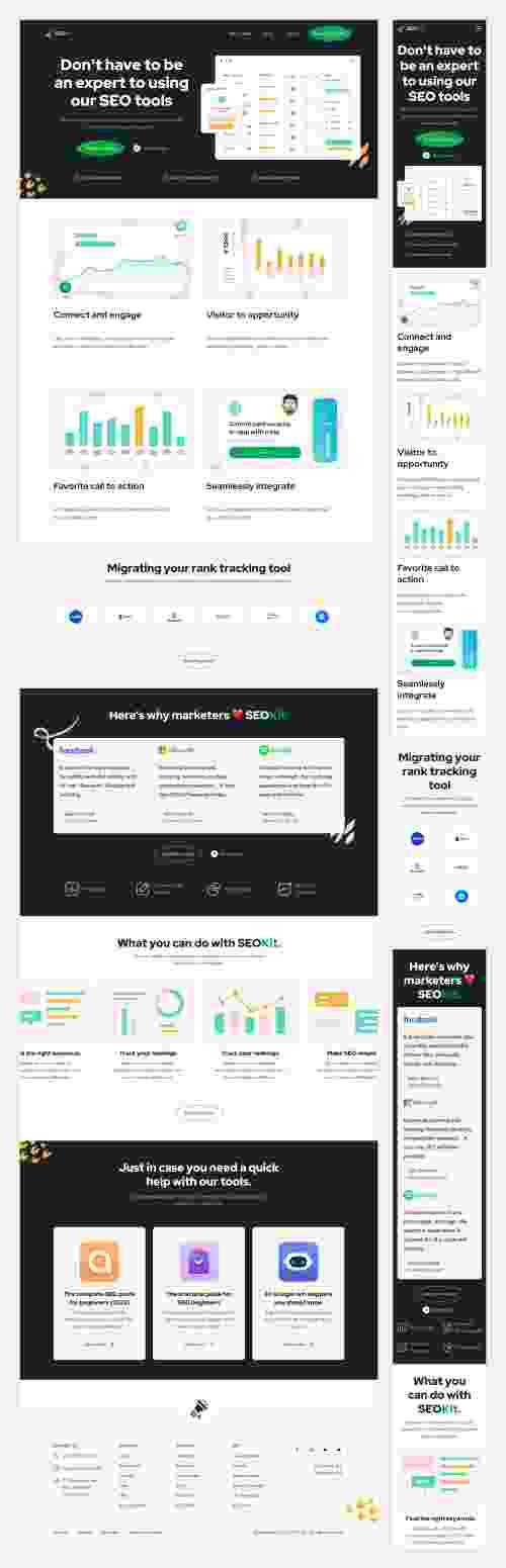 UIHut - SEOKit SEO Tools Website - 19051