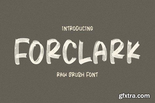 Forclark Brush Font VYQJP7T