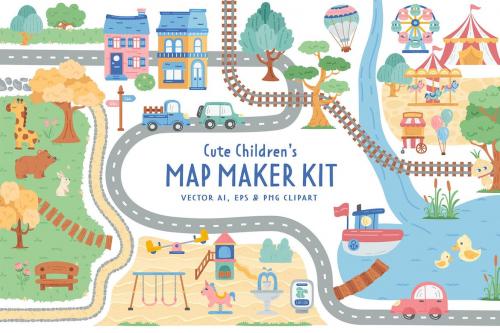 Cute Map Creator Kit