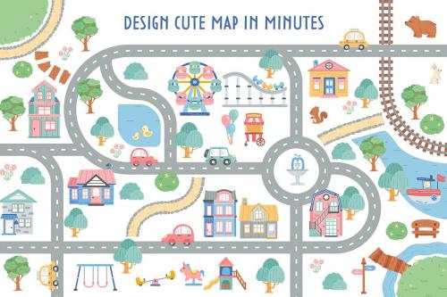 Cute Map Creator Kit