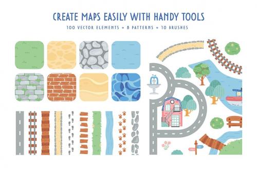 Cute Map Creator Kit