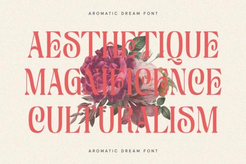 Deeezy - Aromatic Dream - Stylish Display Font