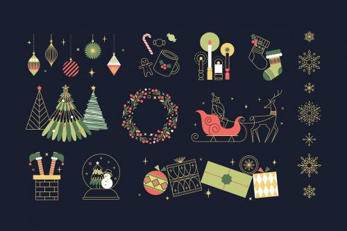 Modern Christmas Illustrations