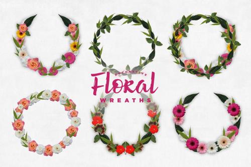 Decorative Floral Elements Kit