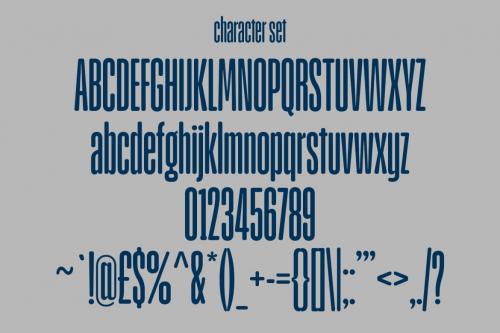 Deeezy - Galexias Condensed Display Font