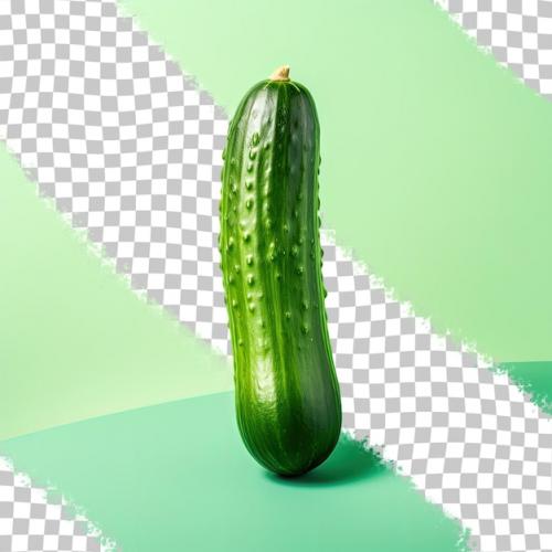 Cucumber Isolated On A Transparent Background