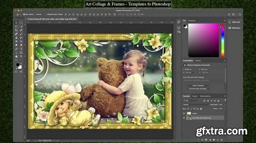 Art Collage & Frames - Templates for Photoshop