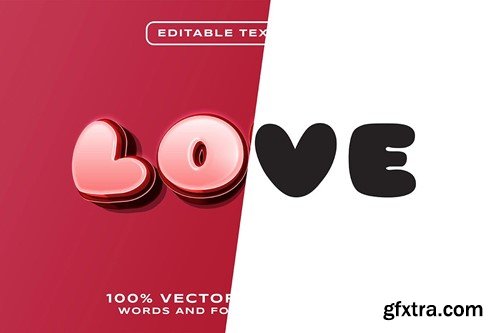 Love Editable Text Effect 6T54KTD