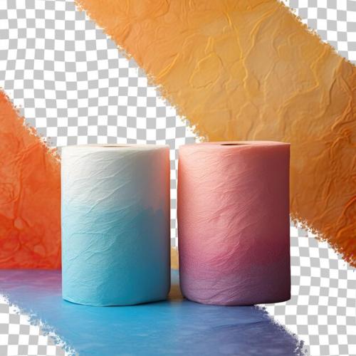 Defocused Toilet Paper Rolls Absorbent Tissue Paper For Kitchen Oil Apt Transparent Background