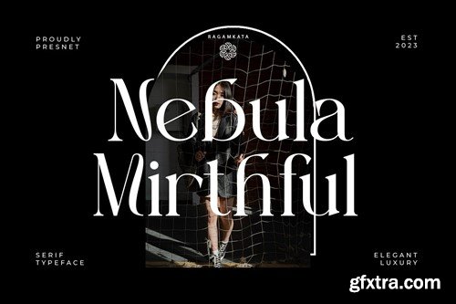 Nebula Mirthful - Femininity and Beauty Typeface FABLLGK