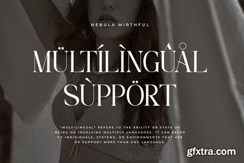 Nebula Mirthful - Femininity and Beauty Typeface FABLLGK