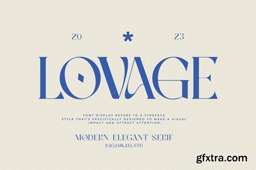 Lovage - Modern Elegant Serif Typeface 6BLSRWY