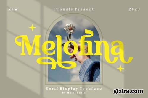 Melofina - Serif Display Typeface QSES2TV