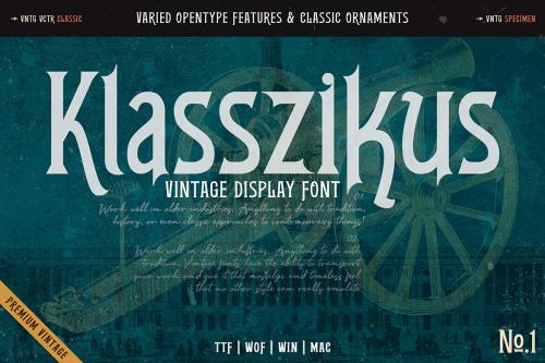 Deeezy - Klasszikus Vintage Font