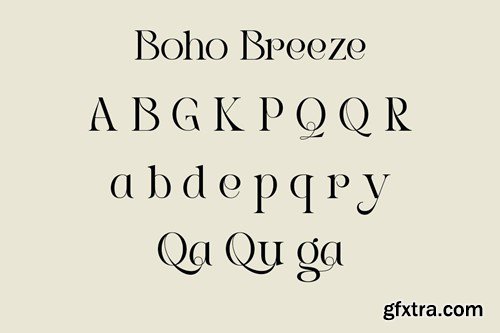 Boho Breeze - Modern Luxury Typeface 7G4AV6C